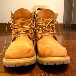 Timberland construction boots